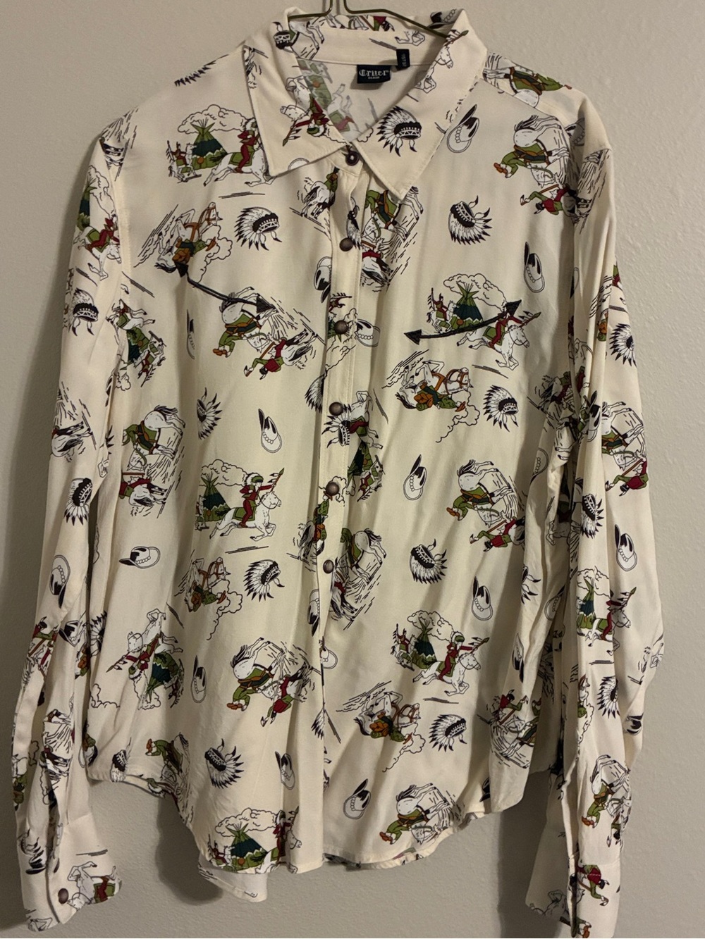 Cruel Denim western print shirt women’s xl